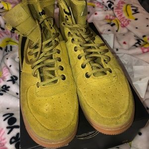 Suede Olive Green Nike Airforce